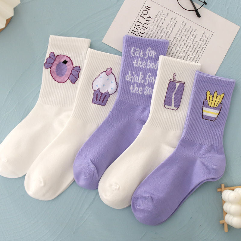 Candy Socks, 5-Pair Pack