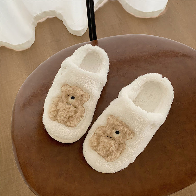 Bear Fluffy Slippers