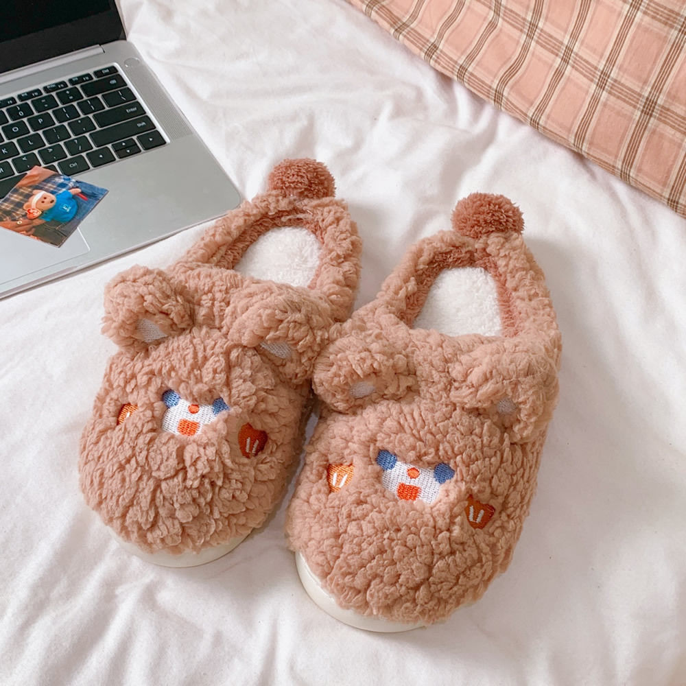 Bear Fluffy Slippers