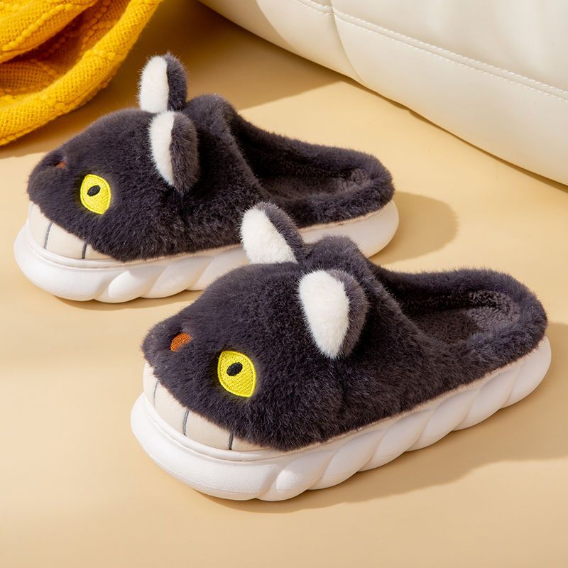 Cartoon Monster Cotton Slippers