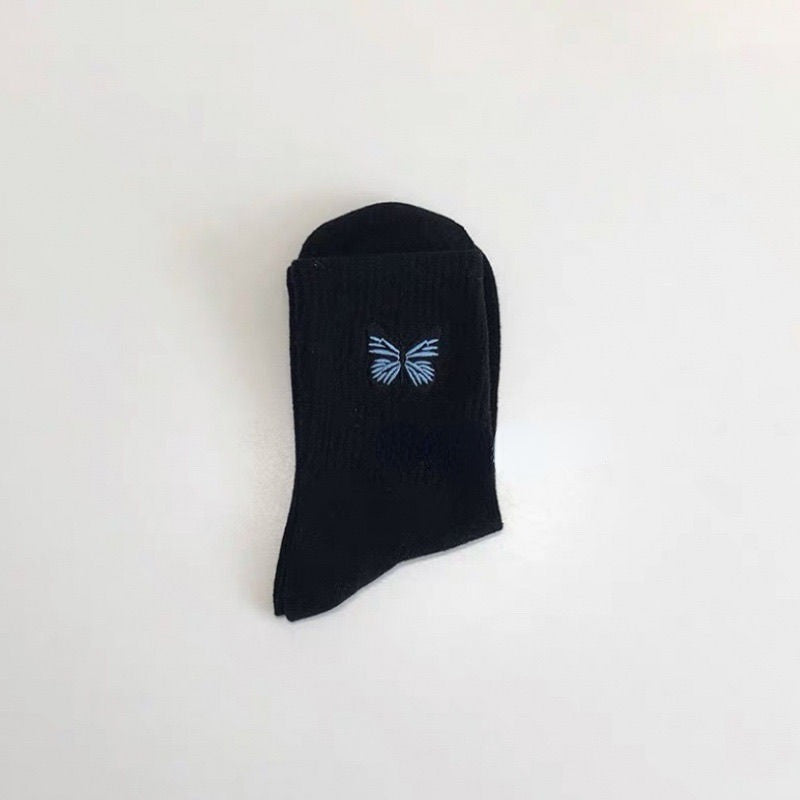 Butterfly Socks, 4-Pair Pack