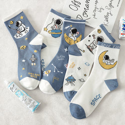 Astronaut Socks, 5-Pair Pack