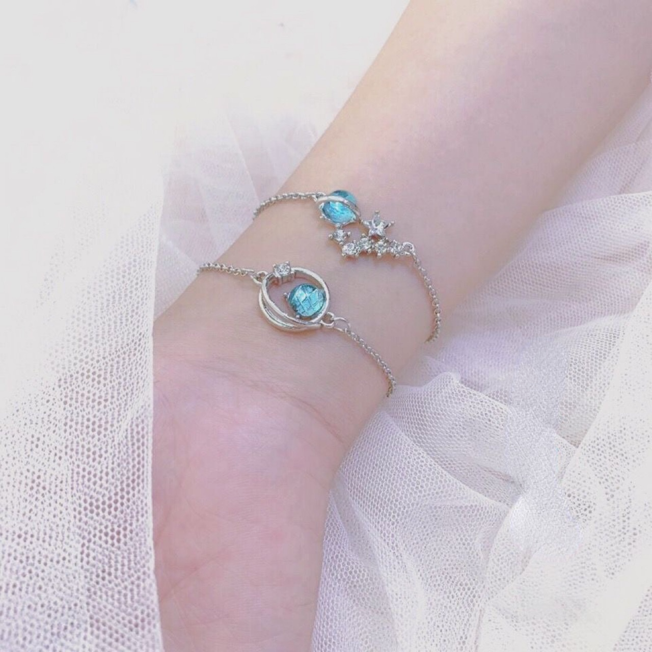 Zircon Moon Bracelet