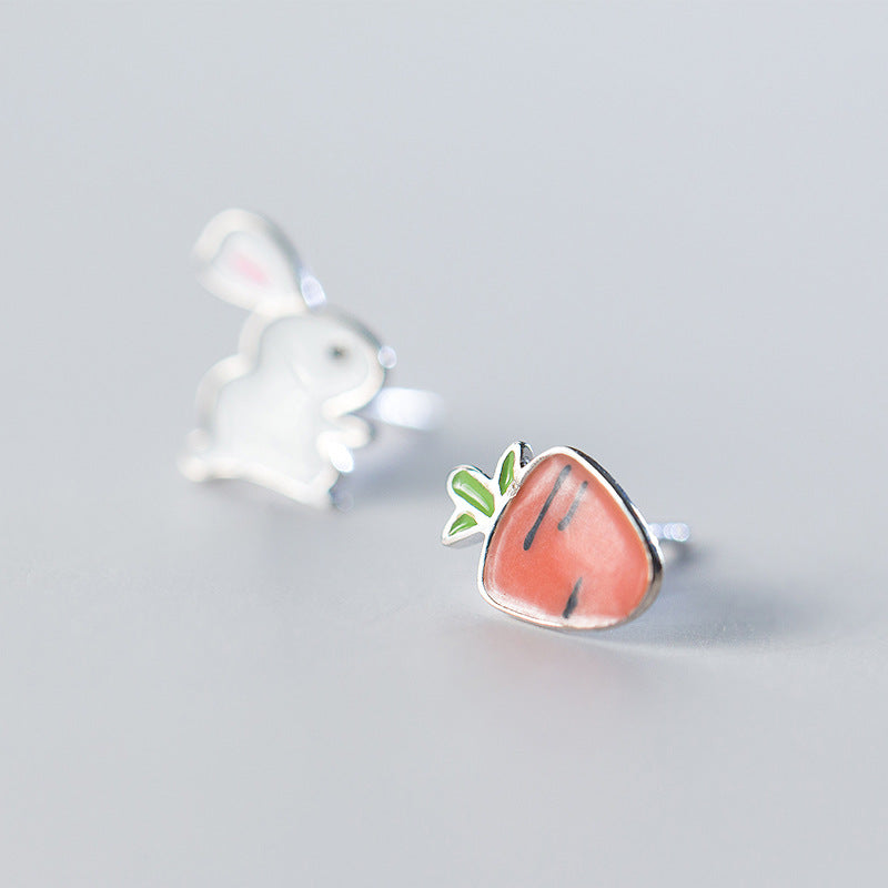925 Silver Rabbit Earrings