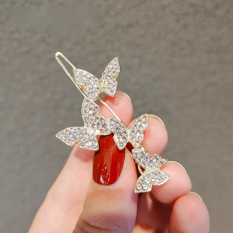 Zircon Butterfly Hair Clip