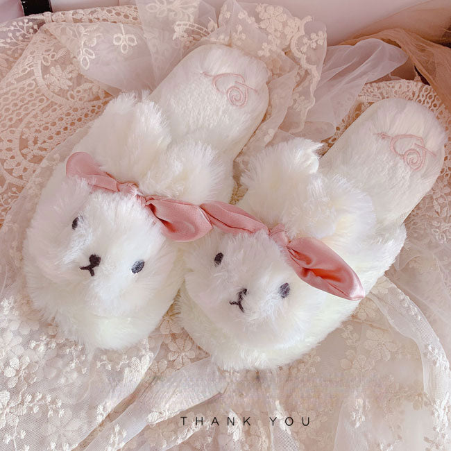 Rabbit Fluffy Slippers