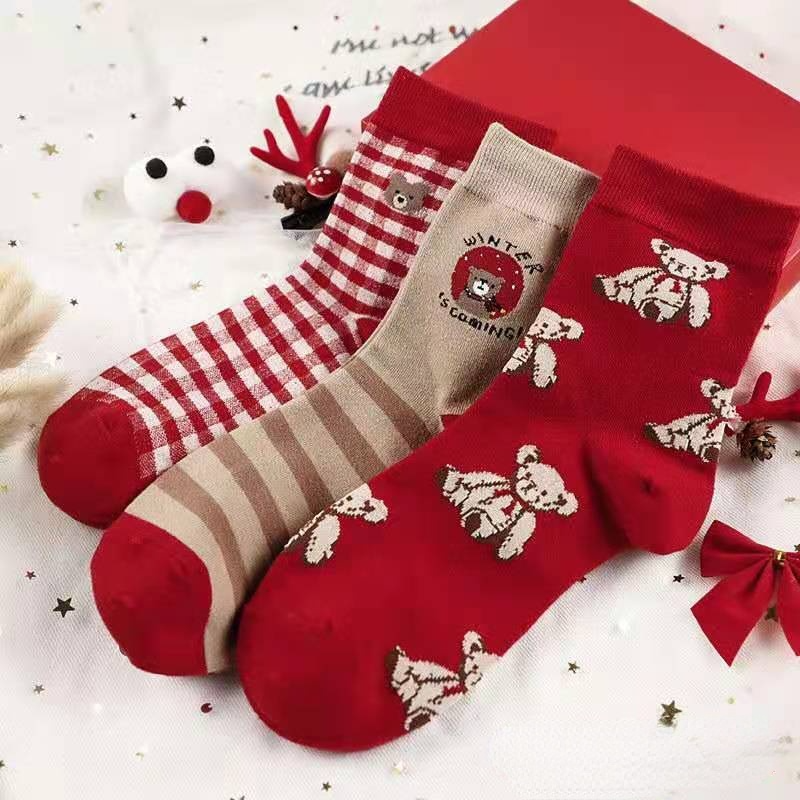 Christmas Socks, 3-Pair Pack