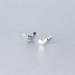 925 Silver Heart Earrings