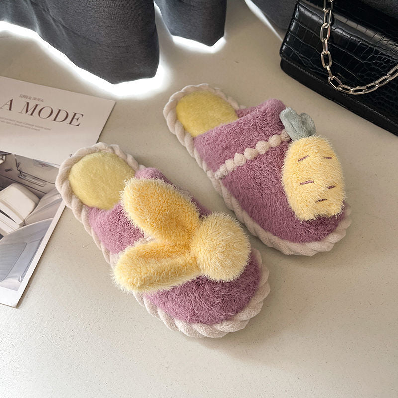 Rabbit Fluffy Slippers