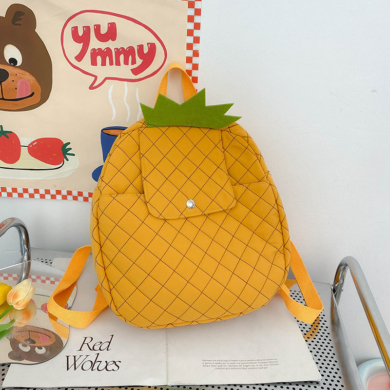 Canvas Pineapple Backpack