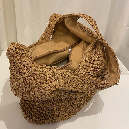 Straw Shoulder bag