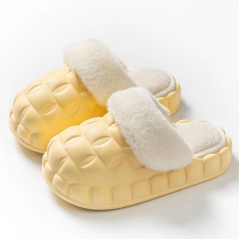 Plush Pineapple Slippers