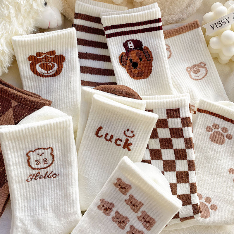 Bear Socks, 5-Pair Pack