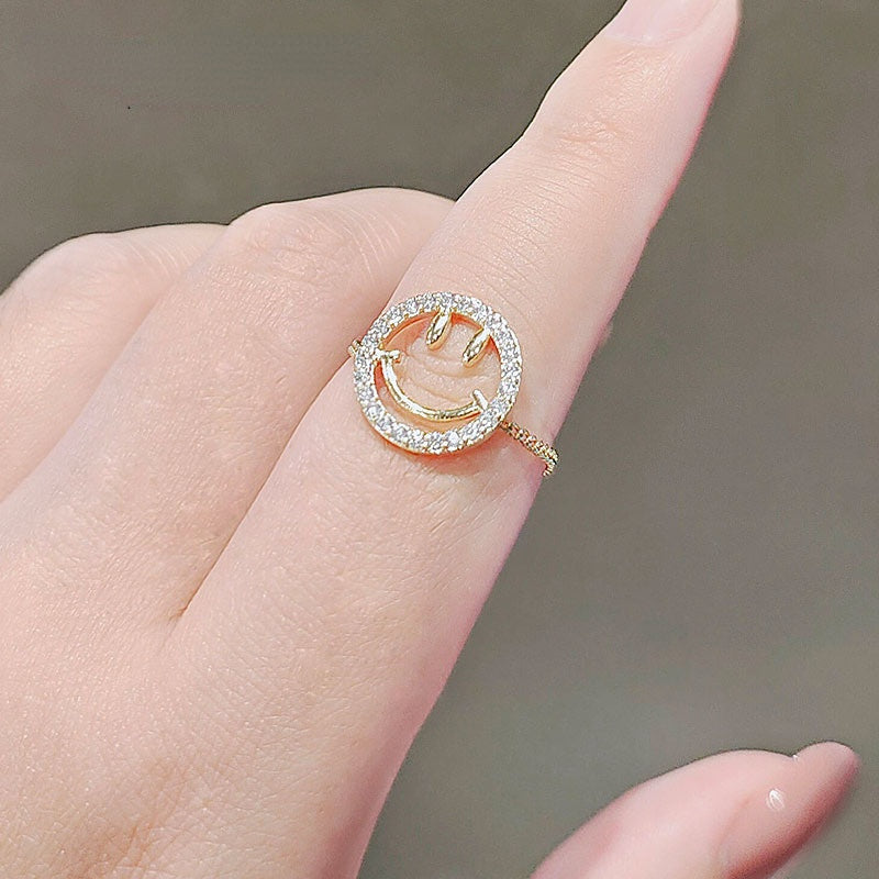 Zircon Smile Rings