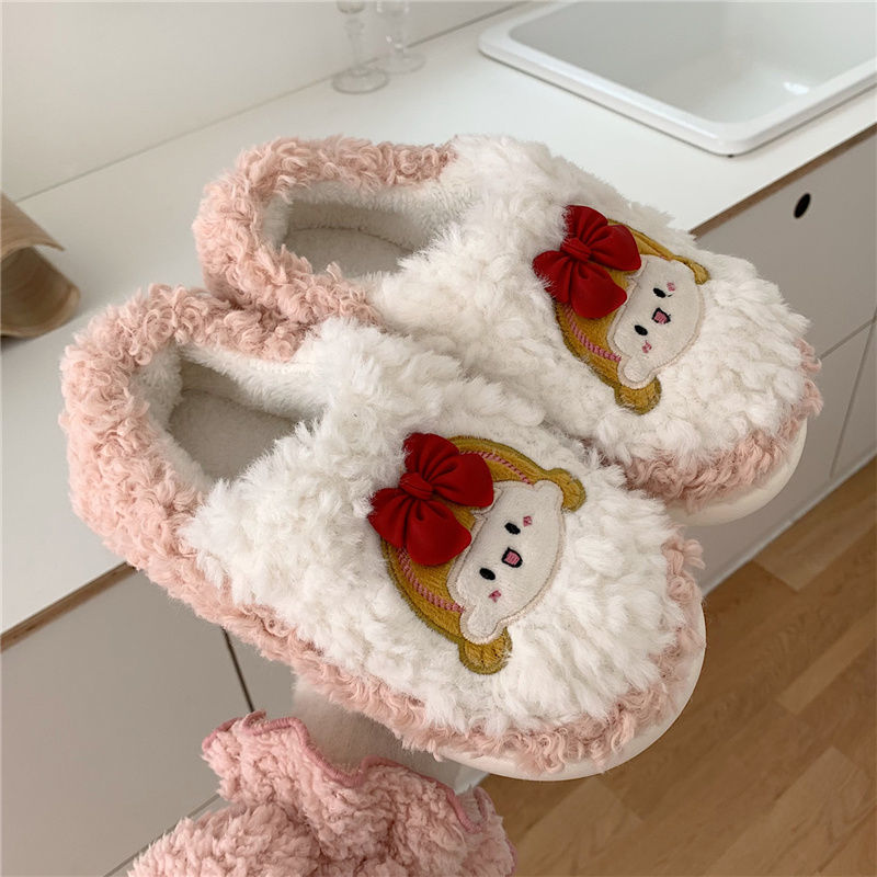 Girls Fluffy Slippers