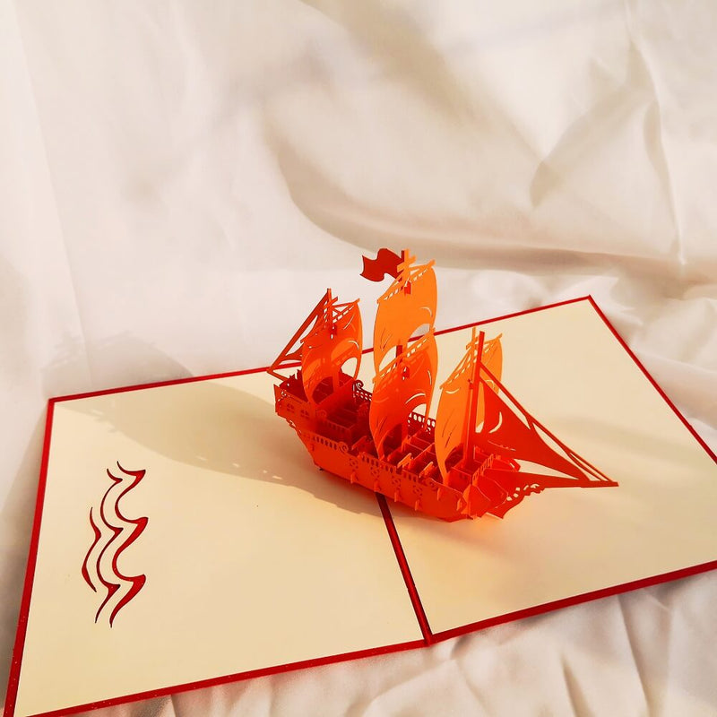 Sailboat 3D Card
