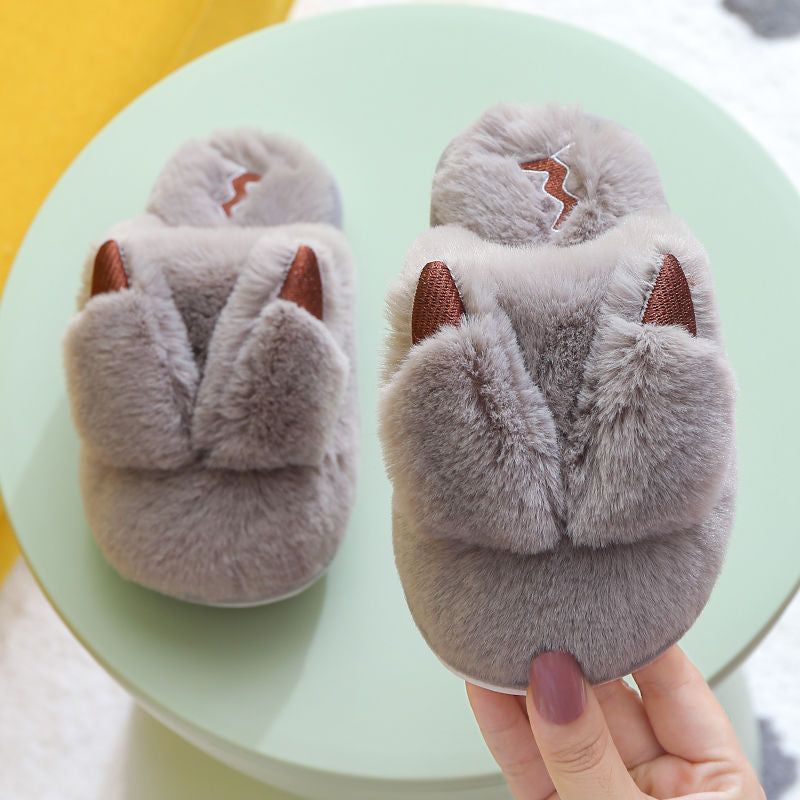 Pikachu Fluffy Slippers