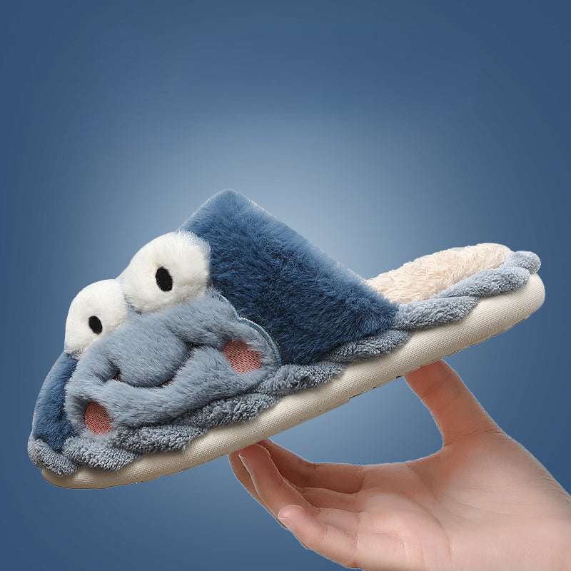 Frog Fluffy Slippers