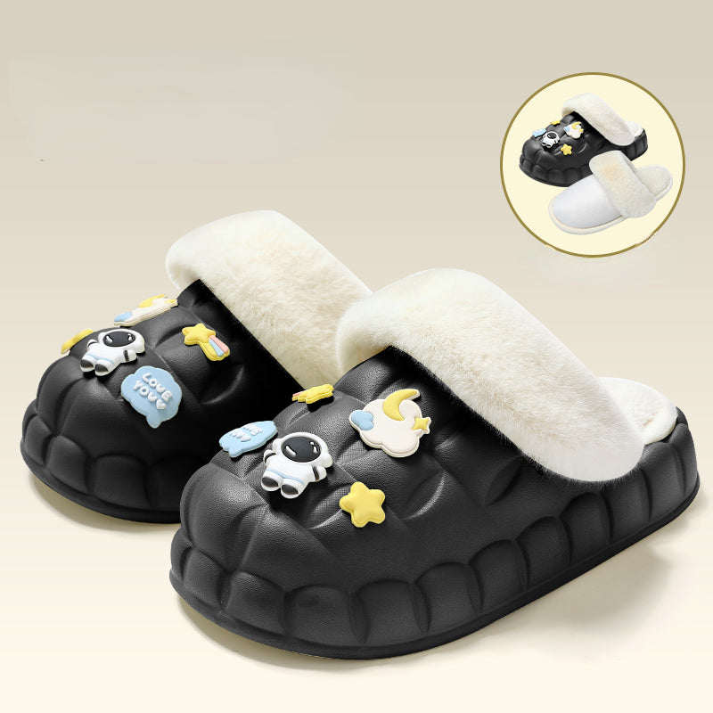 Astronaut Fluffy Slippers