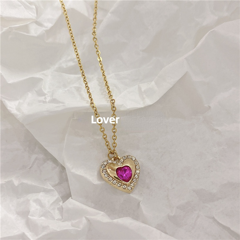 Zircon Heart Necklace