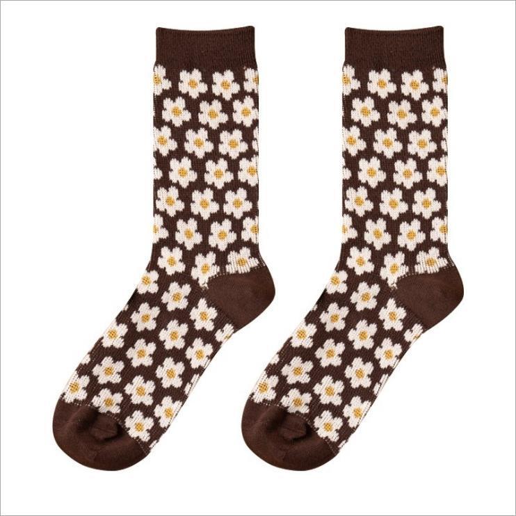 Flower Socks, 4-Pair Pack