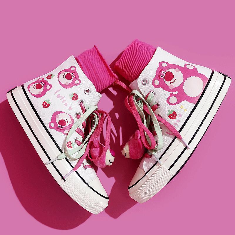 Cute Strawberry Bear Shoes