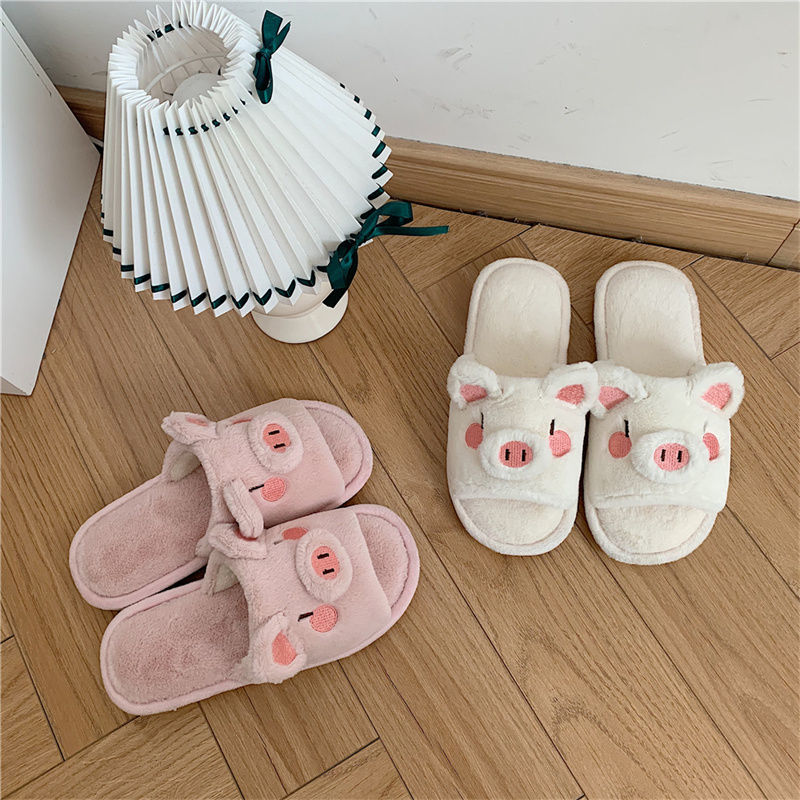 Pig Fluffy Slippers