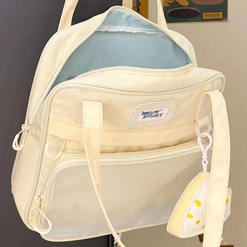Canvas Cheese Tote Shoulder Bag