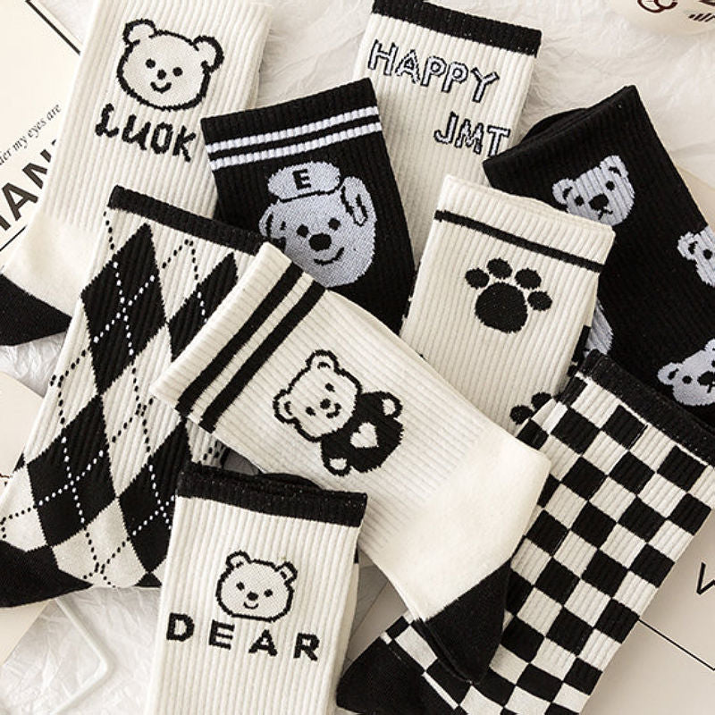 Bear Socks, 10-Pair Pack