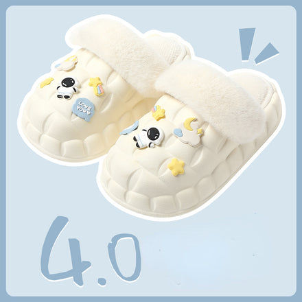 Astronaut Fluffy Slippers