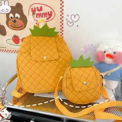 Canvas Pineapple Backpack