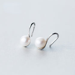 Sweet White Pearl Earrings