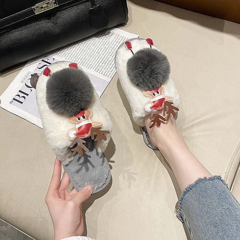 Christmas Fluffy Slippers