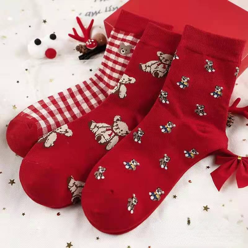 Christmas Socks, 3-Pair Pack