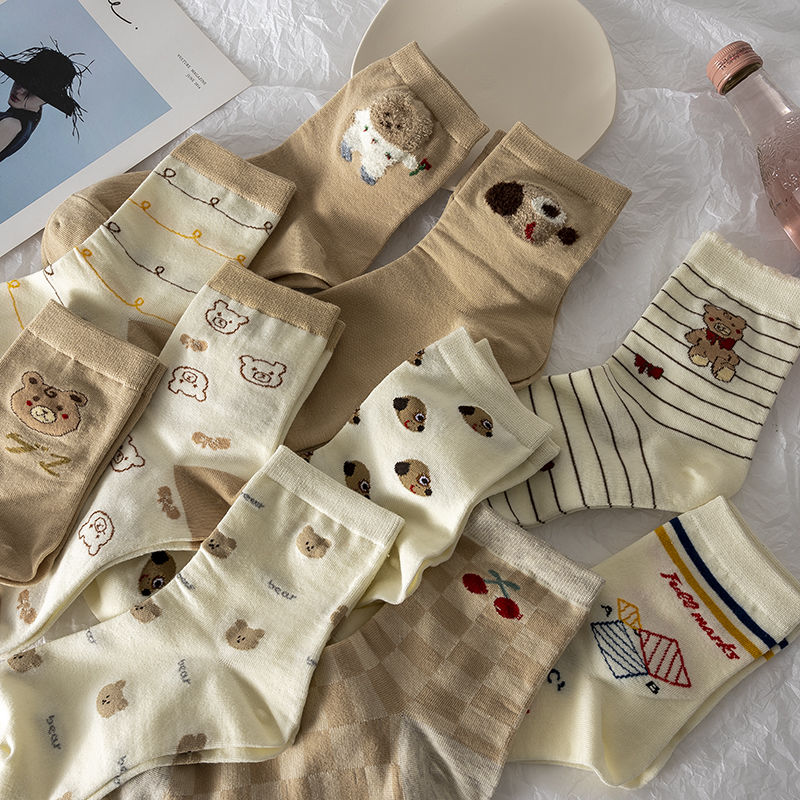 Bear Socks, 5-Pair Pack