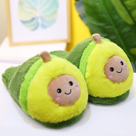 Avocado Fluffy Slippers