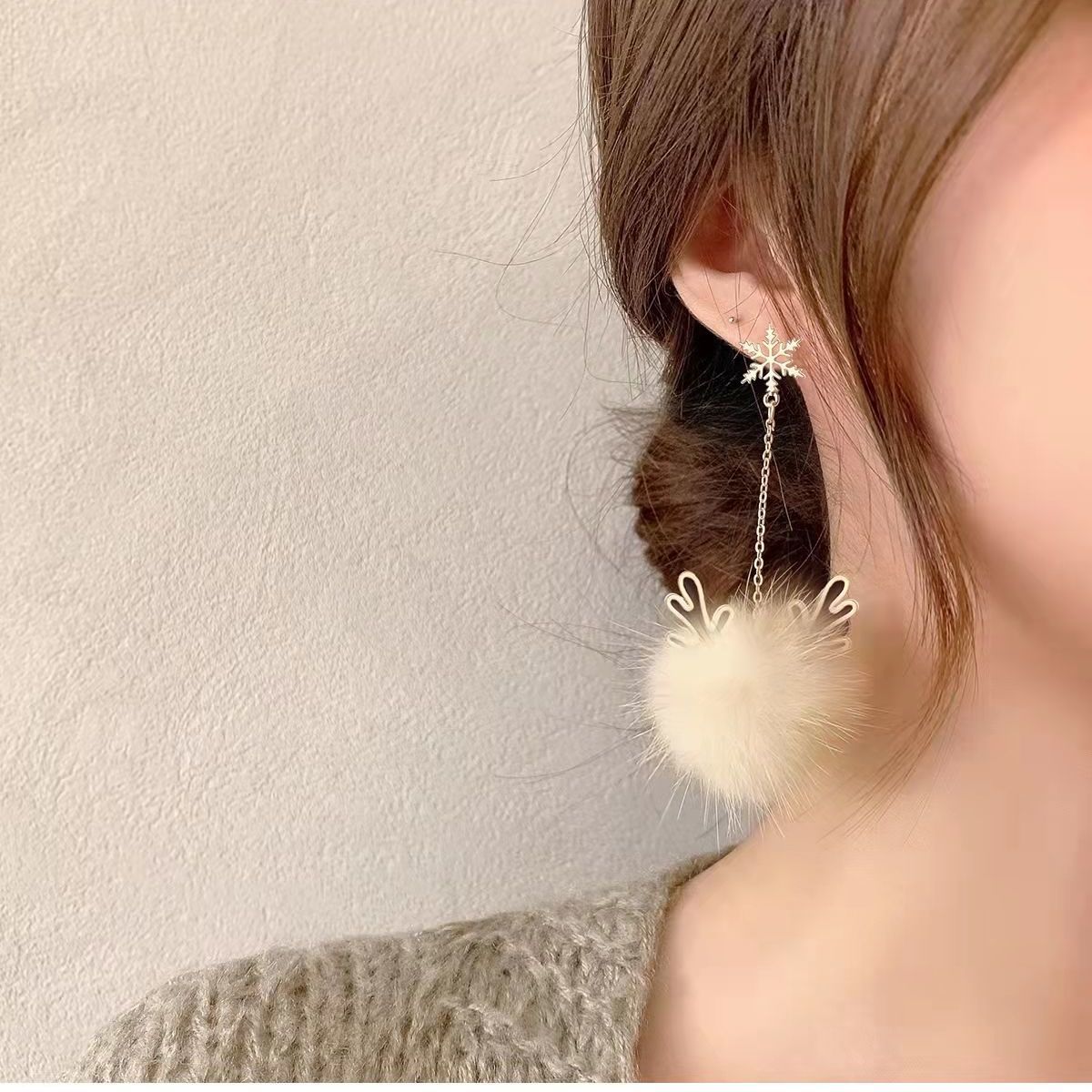 Christmas Deer Earrings