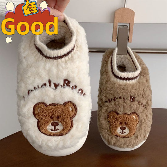 Cute Bear Fluffy Slippers