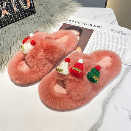 Christmas Fluffy Slippers