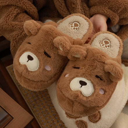 Bear Fluffy Slippers