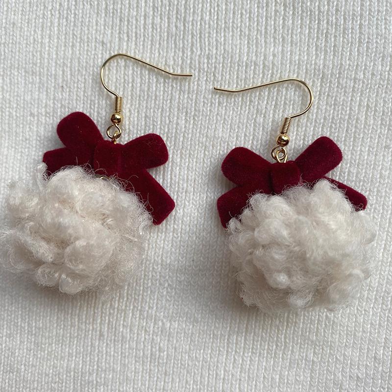 Christmas Bow Earrings