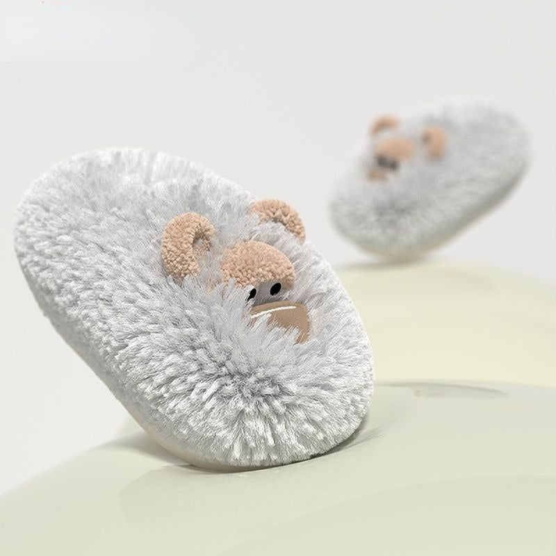 Cute Monkey Fluffy Slippers