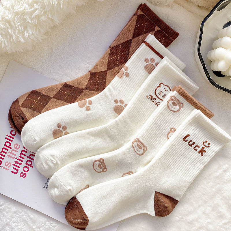 Bear Socks, 5-Pair Pack