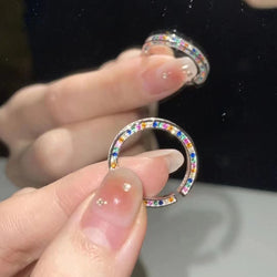 Zircon Rainbow Rings