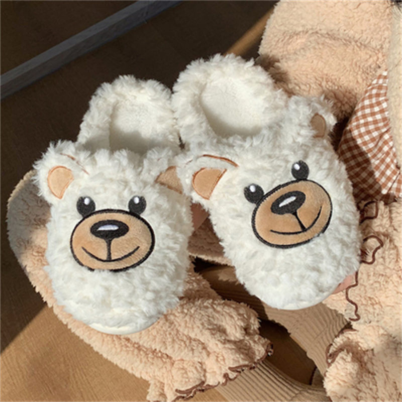 Bear Fluffy Slippers