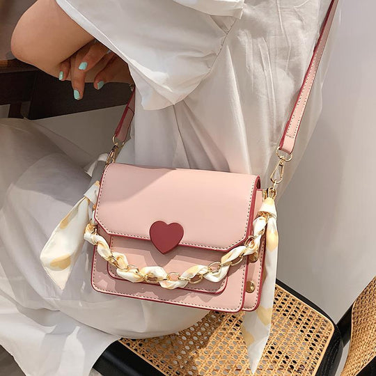 PU Heart Crossbody bag