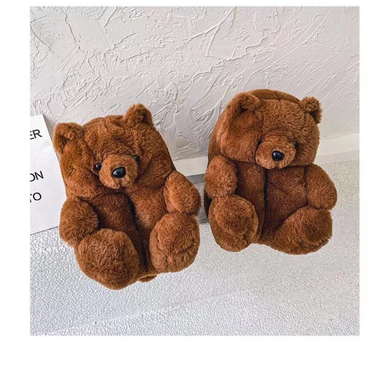 Teddy Bear Fluffy Slippers