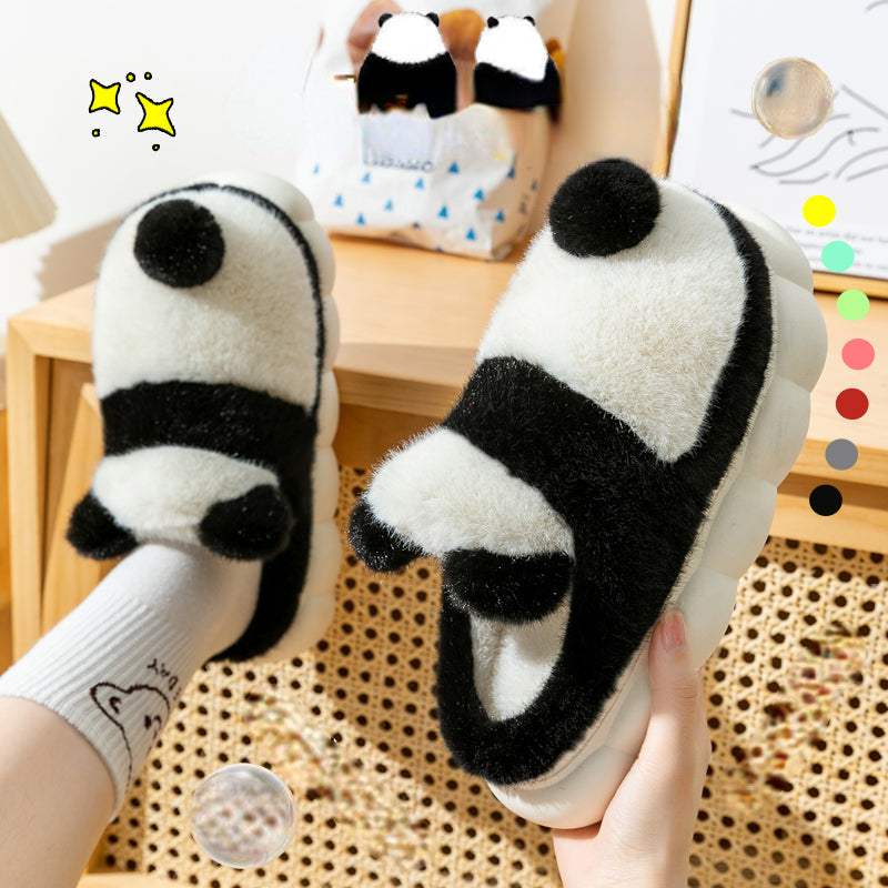 Panda Fluffy Slippers