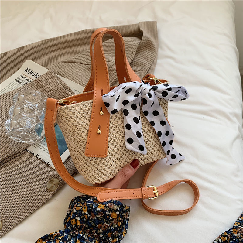 Straw Crossbody Bag