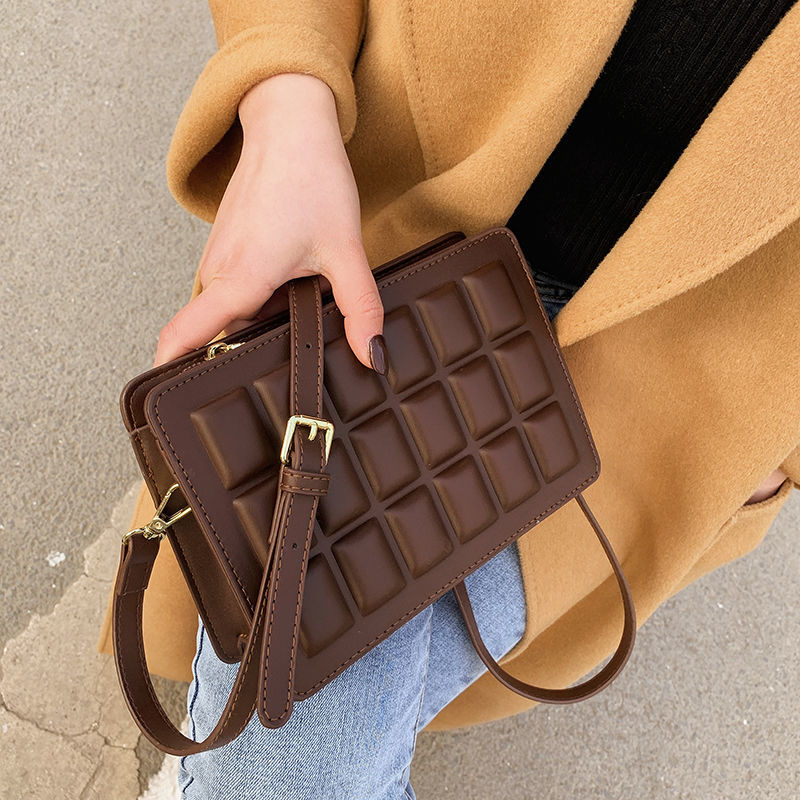 PU Chocolate Crossbody Bag